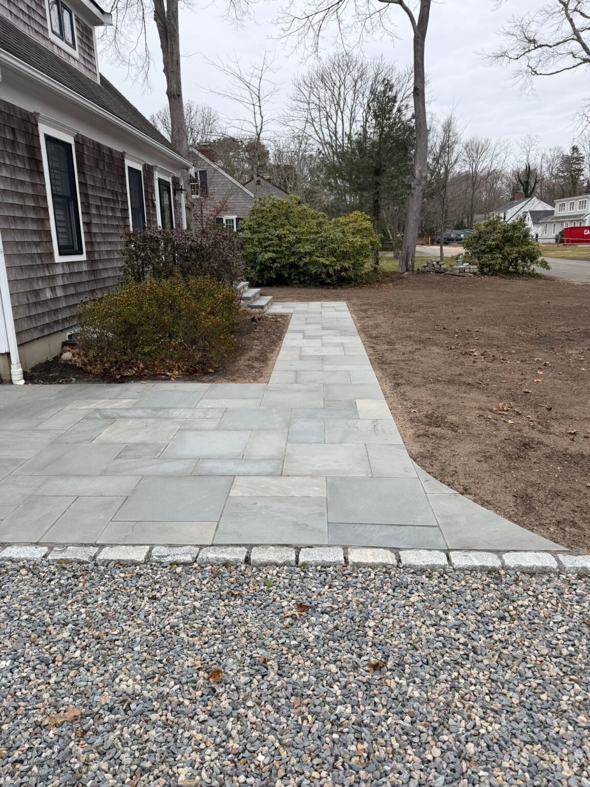 Masonry and hardscaping project by Bridi Masonry, Cape Cod MA