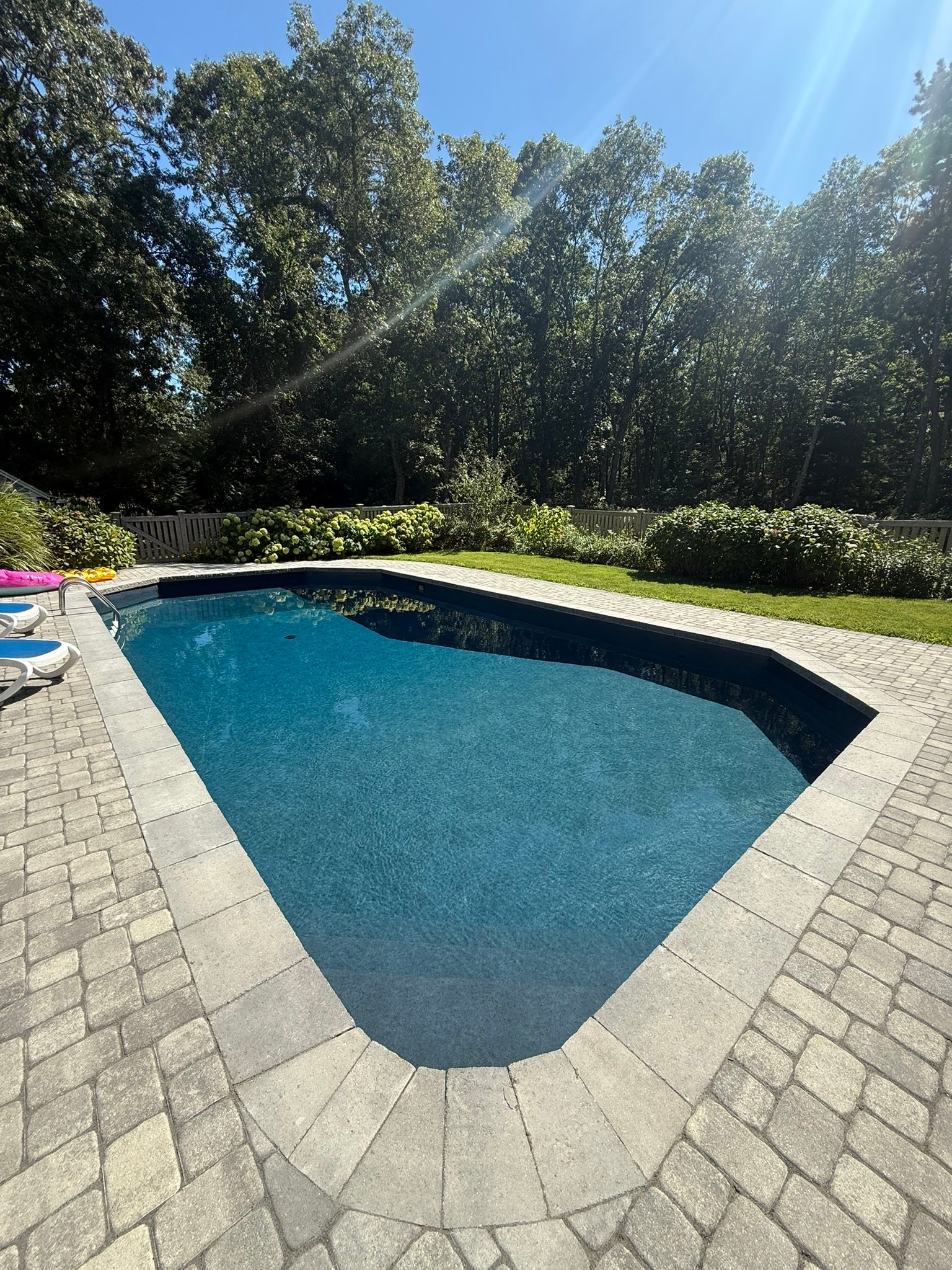 Pool deck paver patio Cape Cod MA