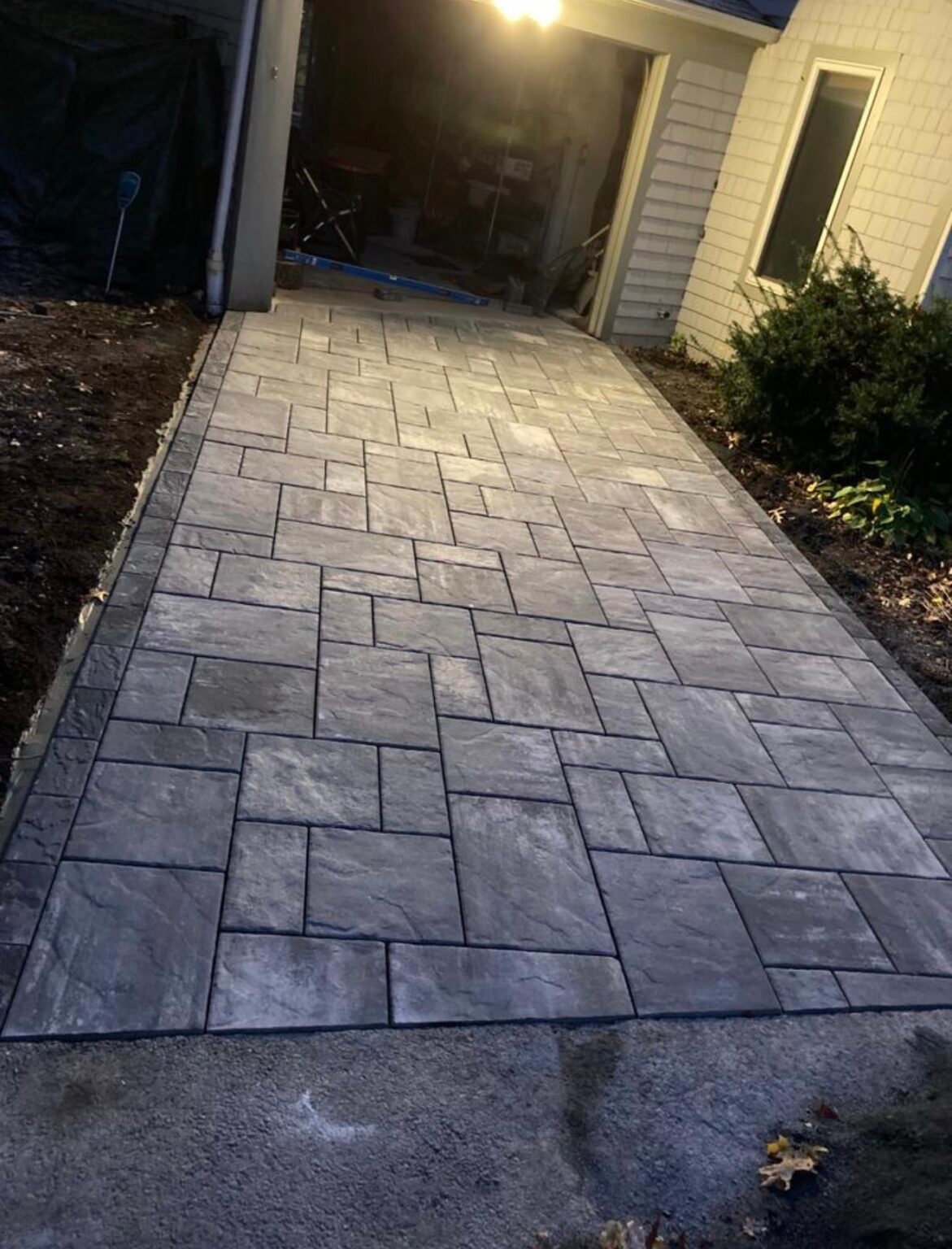 Paver walkway built by Bridi Masonry in Cape Cod, MA