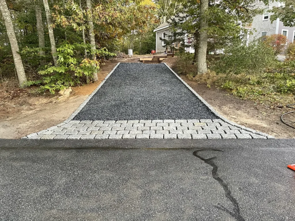 Masonry and hardscaping project by Bridi Masonry, Cape Cod MA