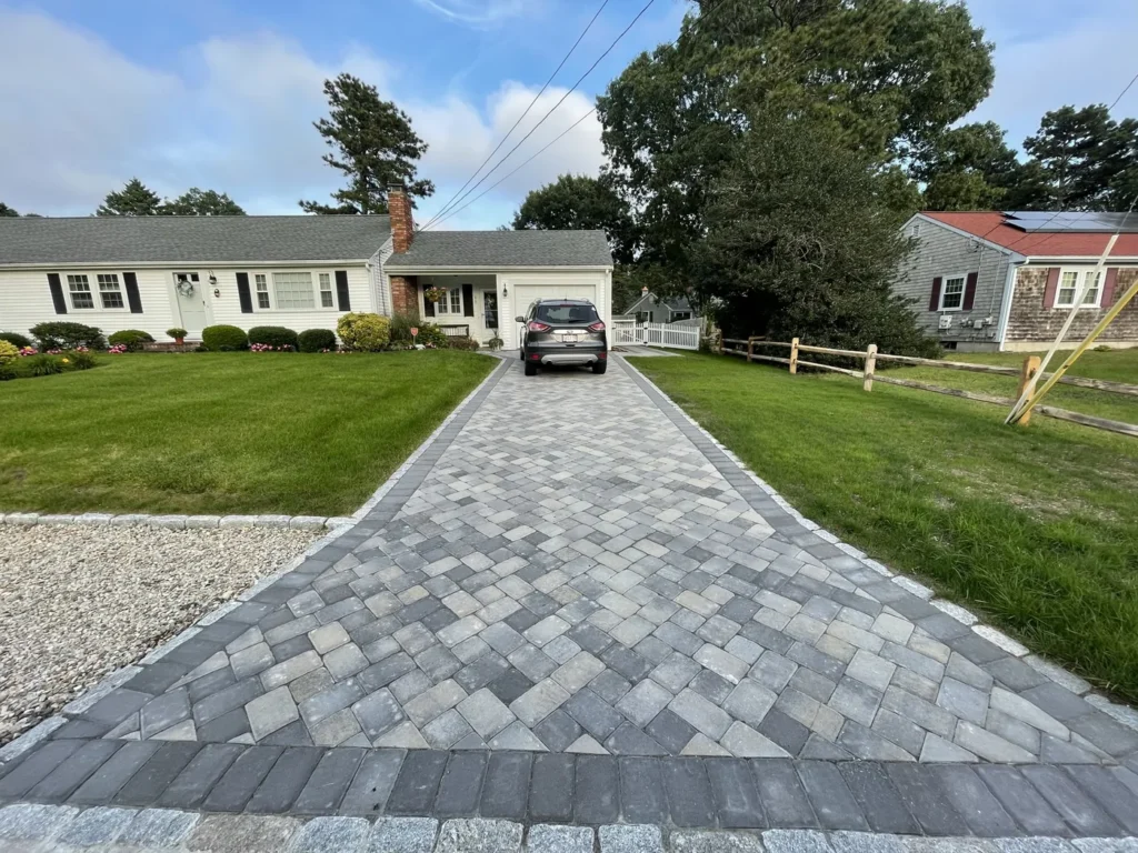 Masonry and hardscaping project by Bridi Masonry, Cape Cod MA