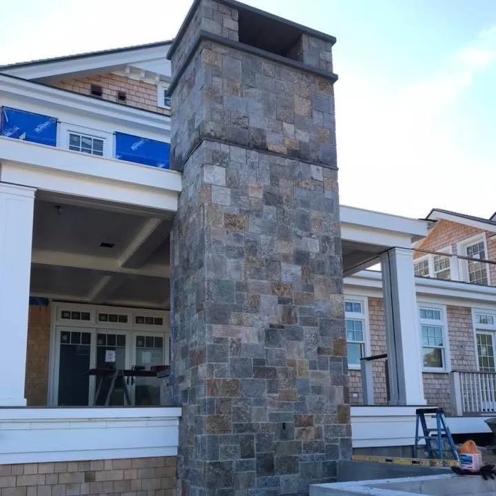 Masonry and hardscaping project by Bridi Masonry, Cape Cod MA