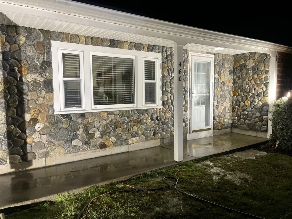Masonry and hardscaping project by Bridi Masonry, Cape Cod MA